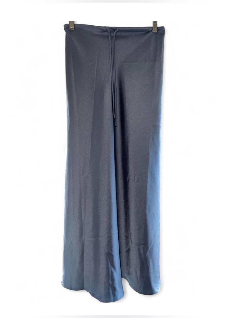 Satin maxi skirt